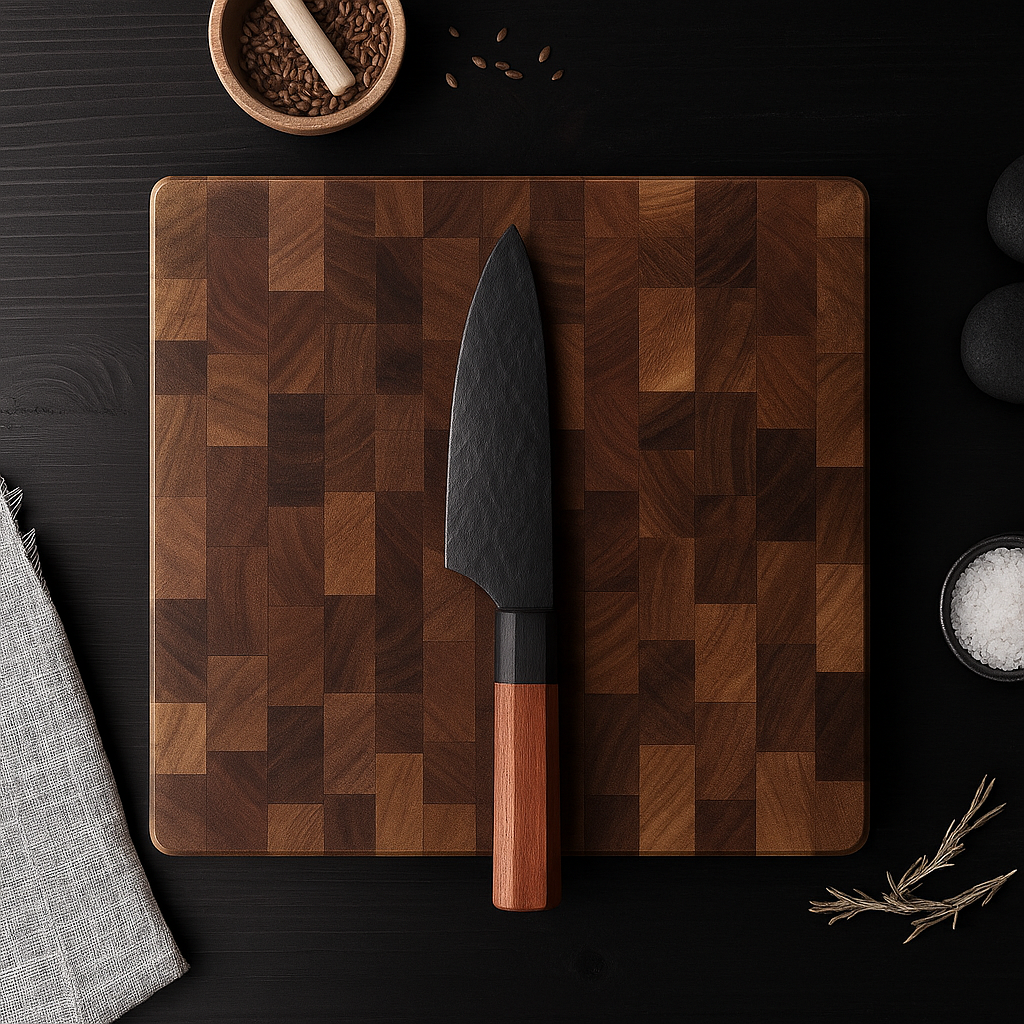 Damascus Style Santoku Chef-Messer