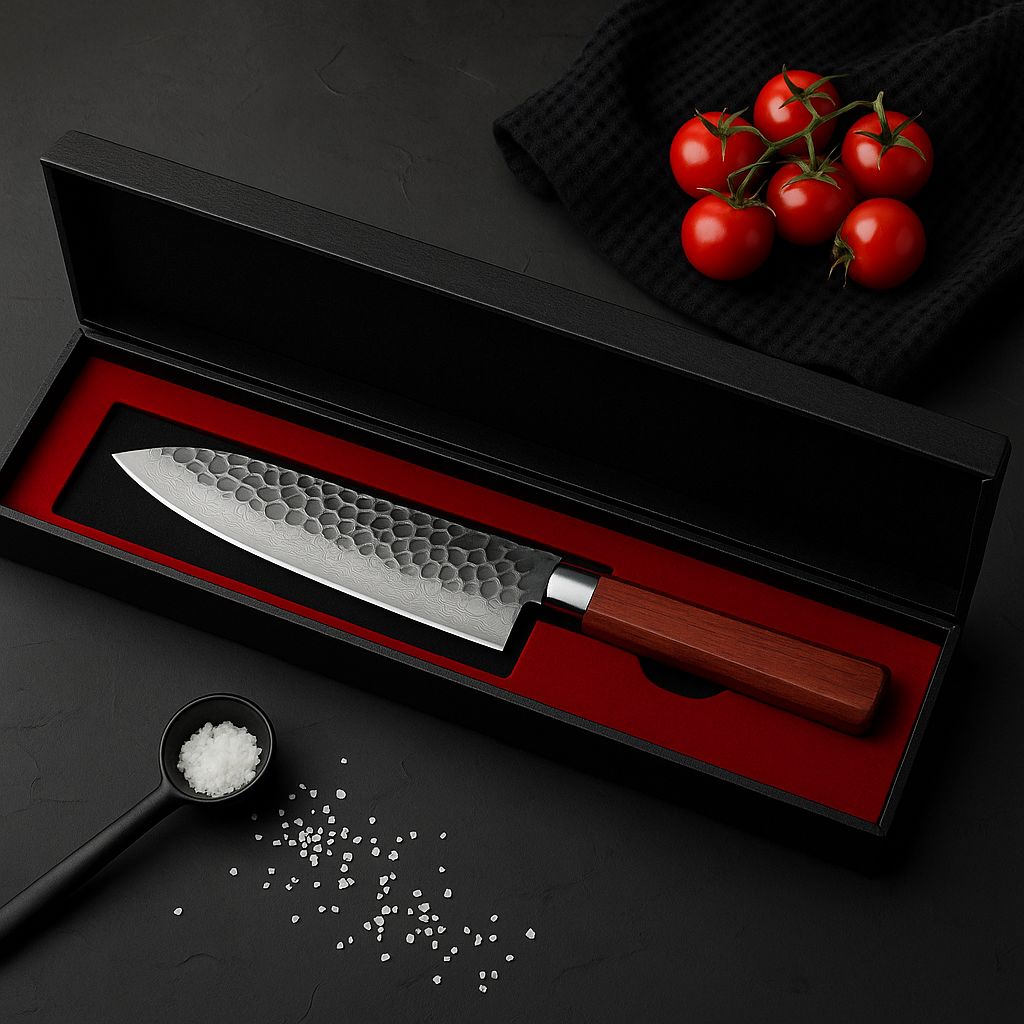 Damascus Style Santoku Chef-Messer