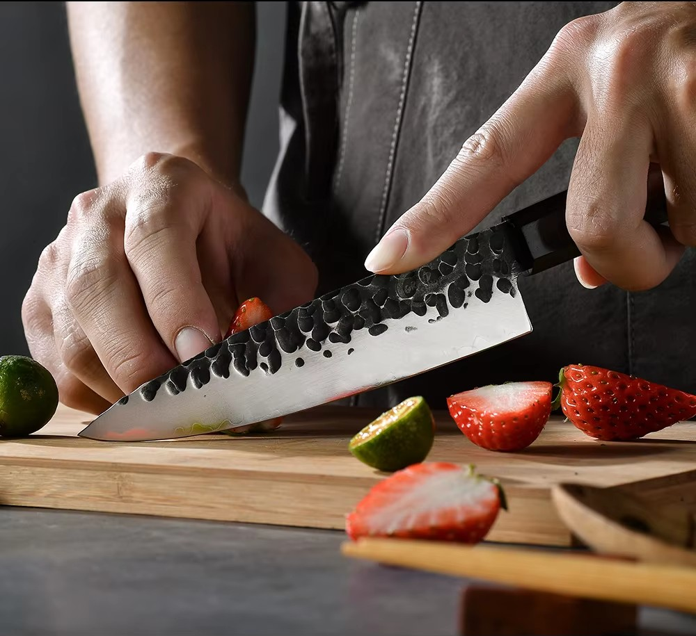 Damascus Style Utility Chef-Messer