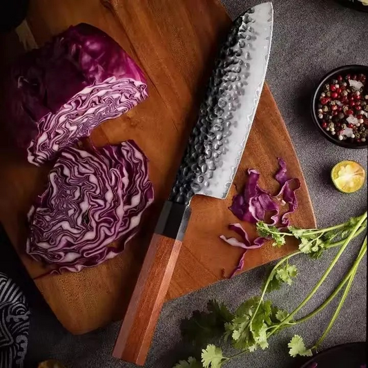 Damascus Style Santoku Chef-Messer