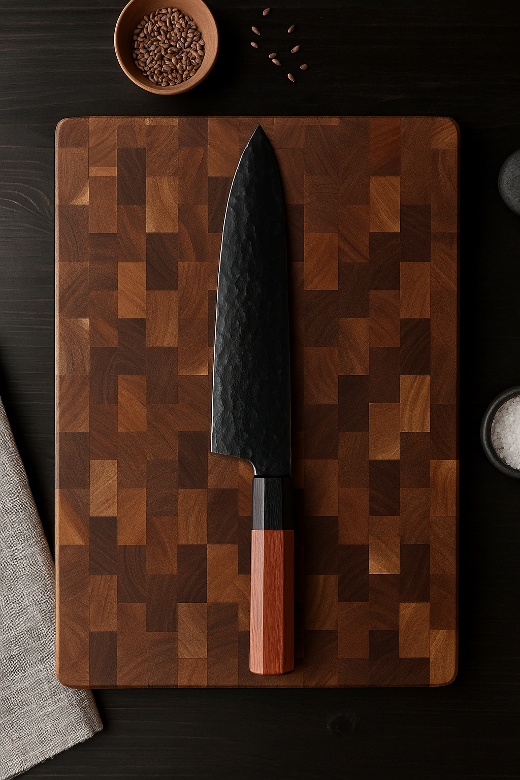 Damascus Style Nakiri Chef-Messer