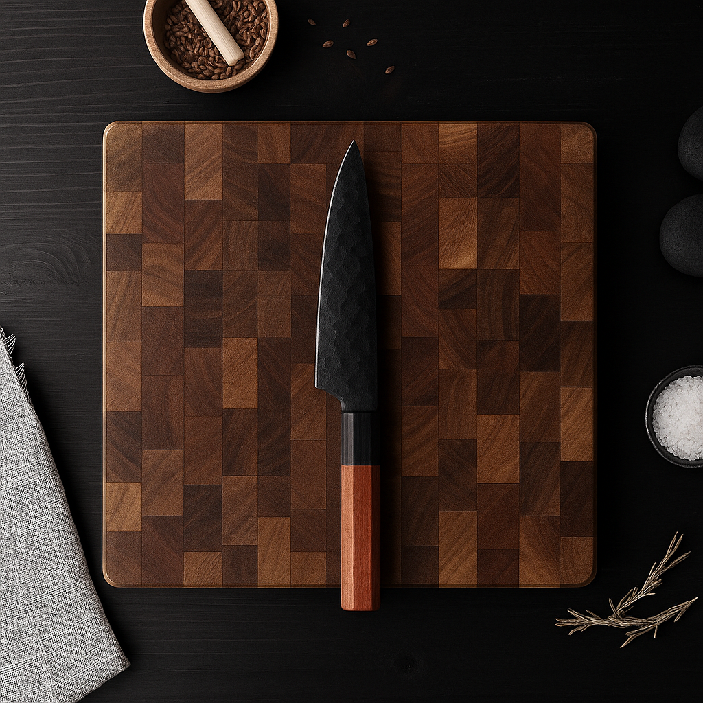 Damascus Style Utility Chef-Messer